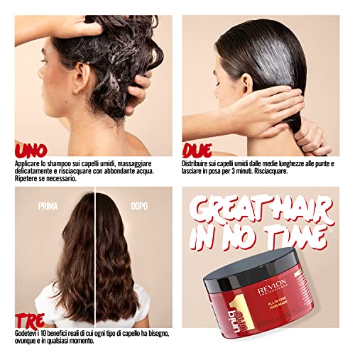 UniqOne Mask, 300 ml, Repairing Hair Treatment, Hair Mask for Deep Repair & Incredible Shine Treatment Moisturises without Weighting With Anti-Frizz Effect