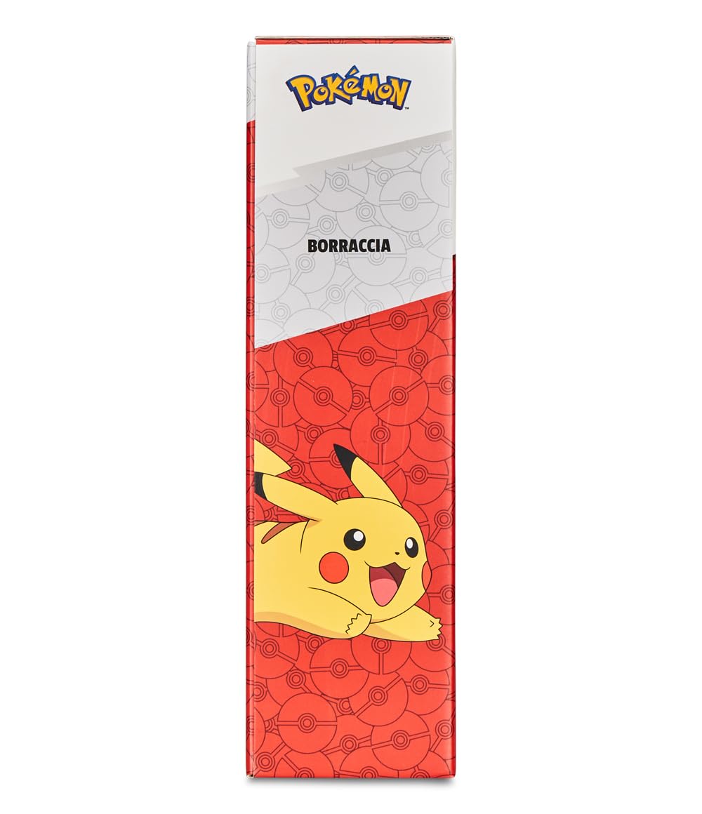 Borraccia Termica Borraccia POKÉMON - per Bambini con Cannuccia 460 ML NO BPA - Asilo, Scuola Elementare - Acciaio Inox, Mantenimento Temperatura fino a 24h