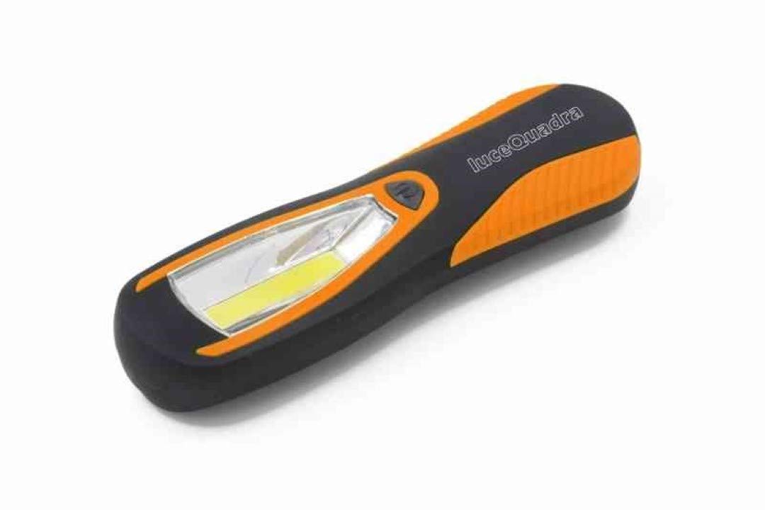 Torcia da lavoro con gancio e magnete LED COB + 3/AA