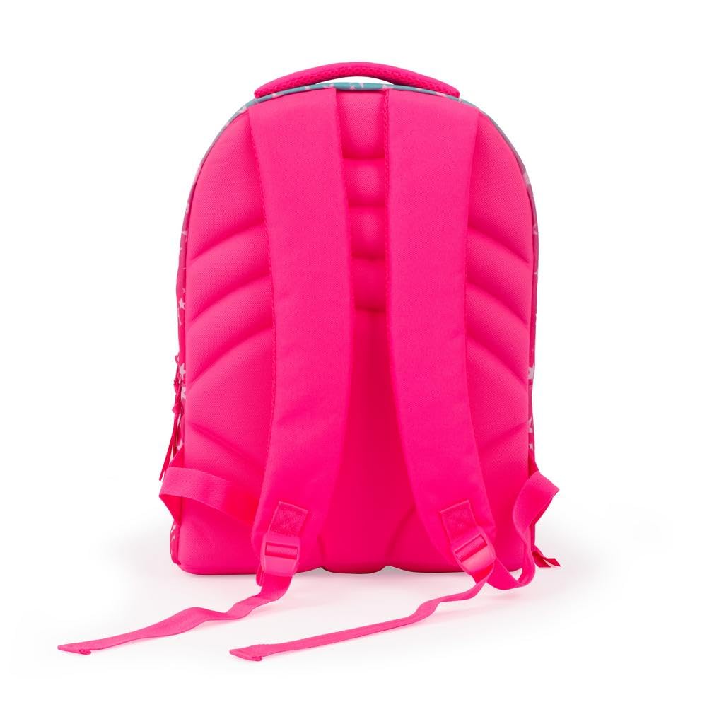 Giochi Preziosi Barbie - Zaino Estensibile Round, Schienale Comfort Back,Tasca Frontale E Interna,Maniglia, Spallacci Imbottiti Dim. 31 X 43 X 17 (+9) Cm capacità 35 lt