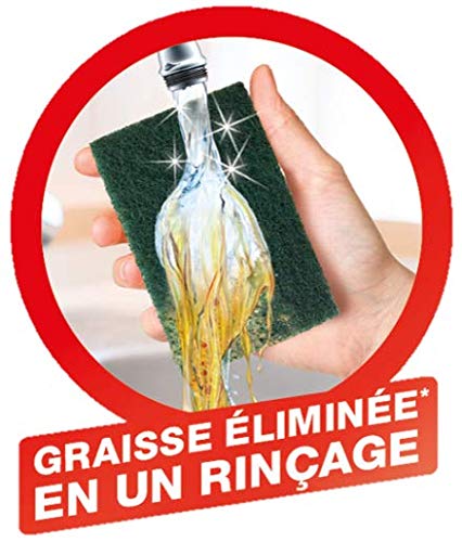 Spontex - Grattaspugna Stop-Grasso - 2 spugne raschianti verdi protezione antigrasso