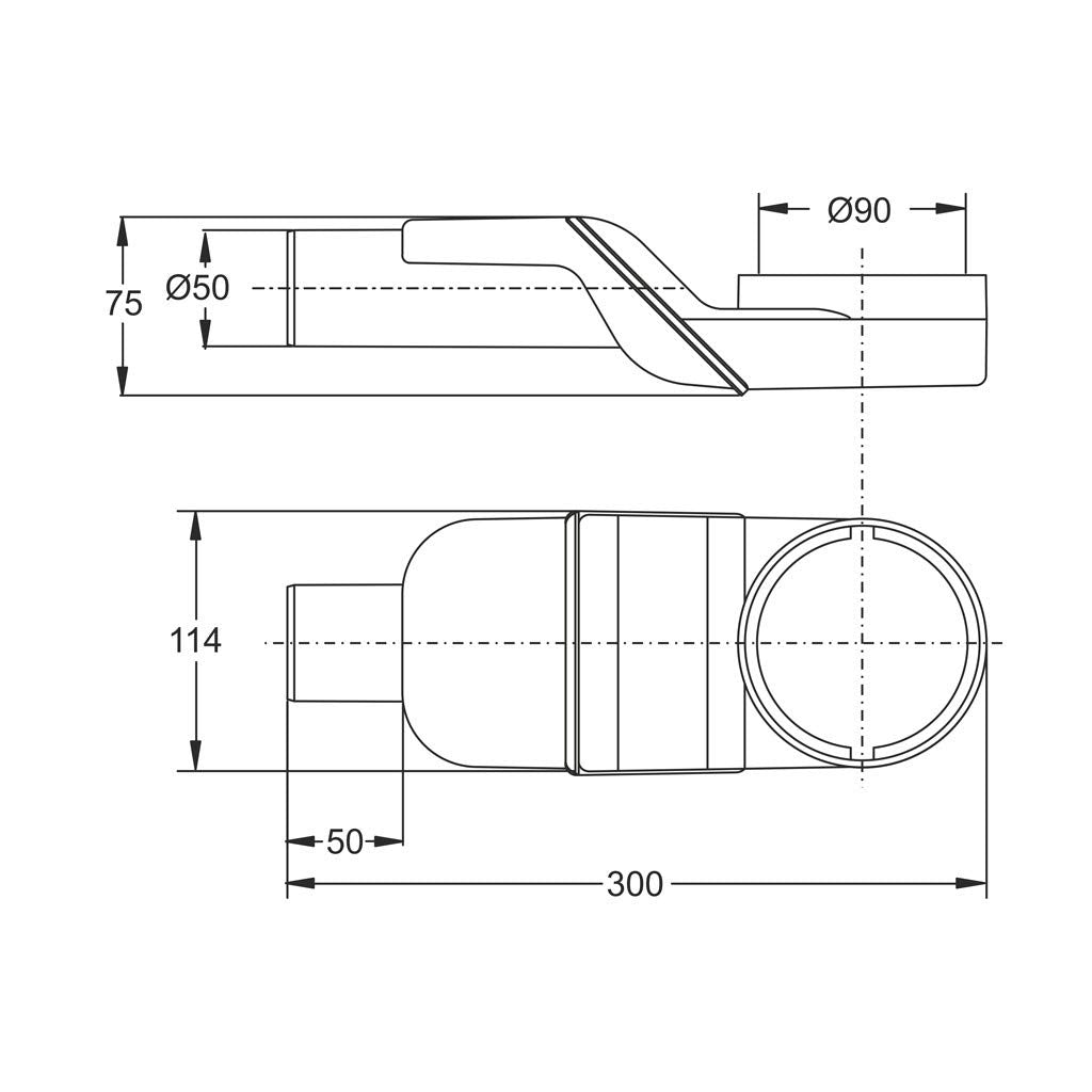 Sifone Sogliola Per Scarico Doccia Canalina Bonomini