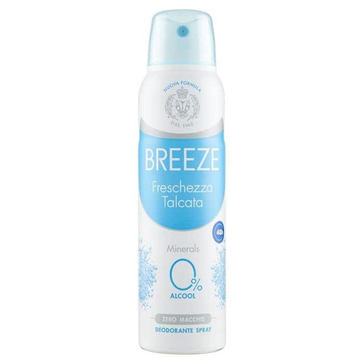 Breeze Deodorante Spray Freschezza Talcata, 150ml