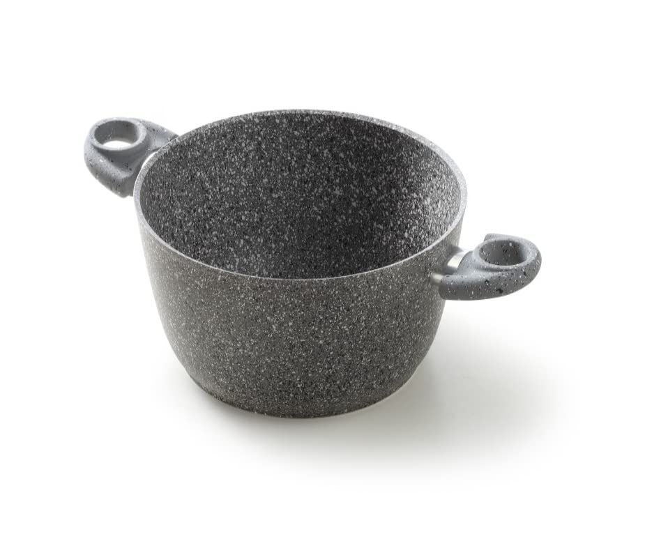 Pentola Antiaderente Cuore di Pietra 20 cm Accademia Mugnano