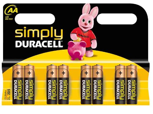 Duracell Simply - Batterie AA S6771 (confezione da 8)