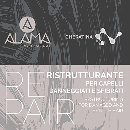 Alama Professional Repair Maschera Ristrutturante per Capelli Danneggiati e Sfibrati, 500 Millilitri