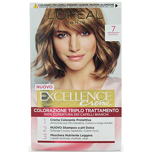 EXCELLENCE Crema Colorante Biondo 7 40 Ml