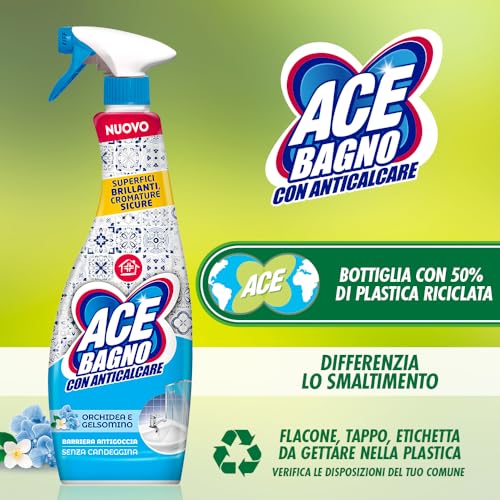 ACE Spray Sgrassatore Bagno con Anticalcare