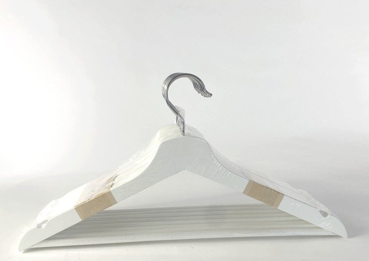 Ikea Bumerang - Appendiabiti in legno verniciato a polvere, confezione da 8, colore: bianco