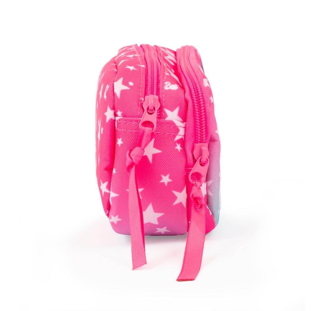 Giochi Preziosi Barbie - Maxi Bustina Portapenne Scuola Barbie, 2 Zip, Capienti Tasche Per Pastelli Pennarelli E Tutto Il Materiale Scolastico Necessario Dimensioni 22X6X14