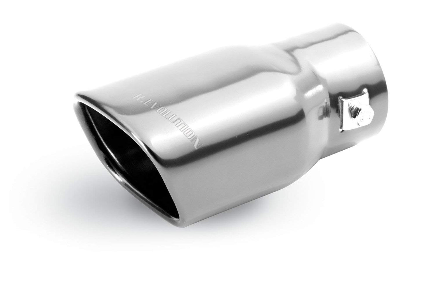 TOP SHOP Bottari 15008 Terminale Marmitta Universale Per Auto In Alluminio Cromato"PIPE" Diametro 60 mm