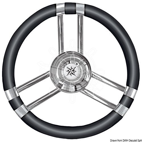 OSCULATI Volante C ixox/Nero 350 mm