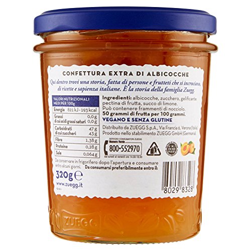 Zuegg, Confettura Extra di Albicocche, 320g