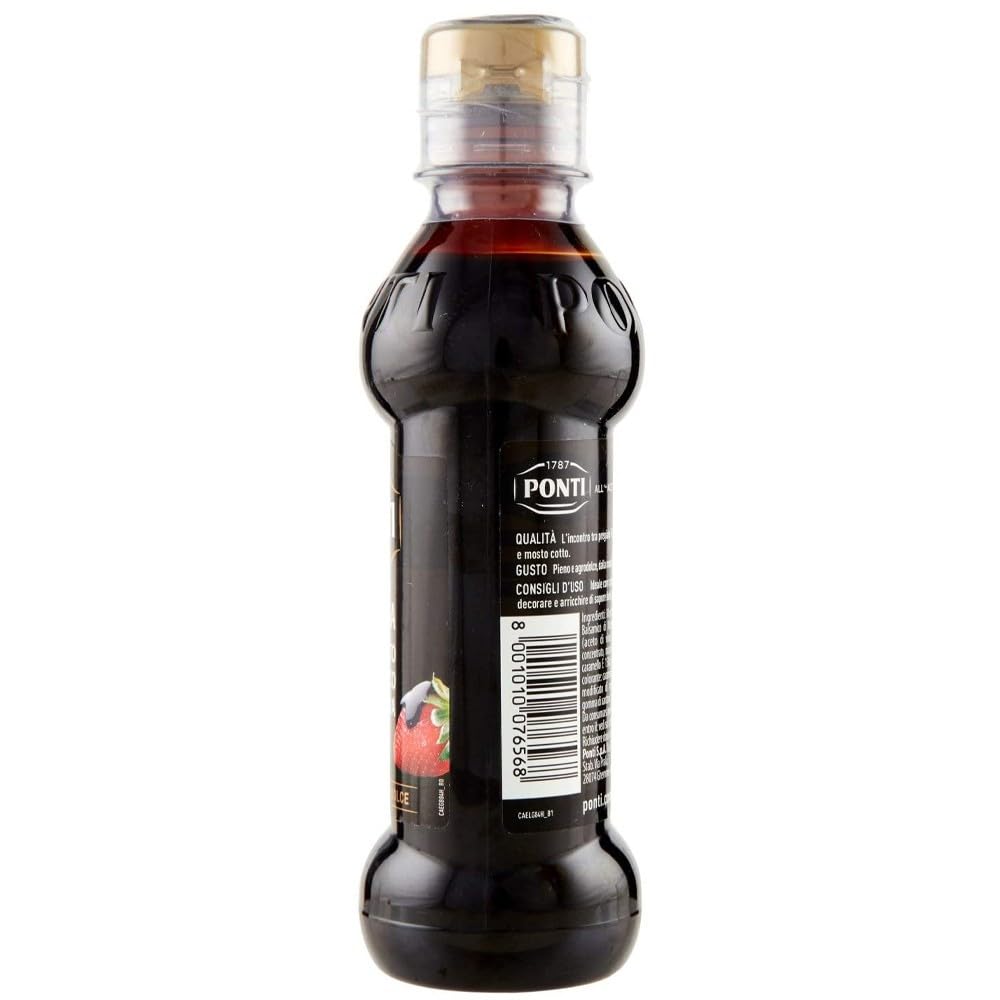3x Ponti Glassa Gastronomica 'Balsamic Cream', 200 ml