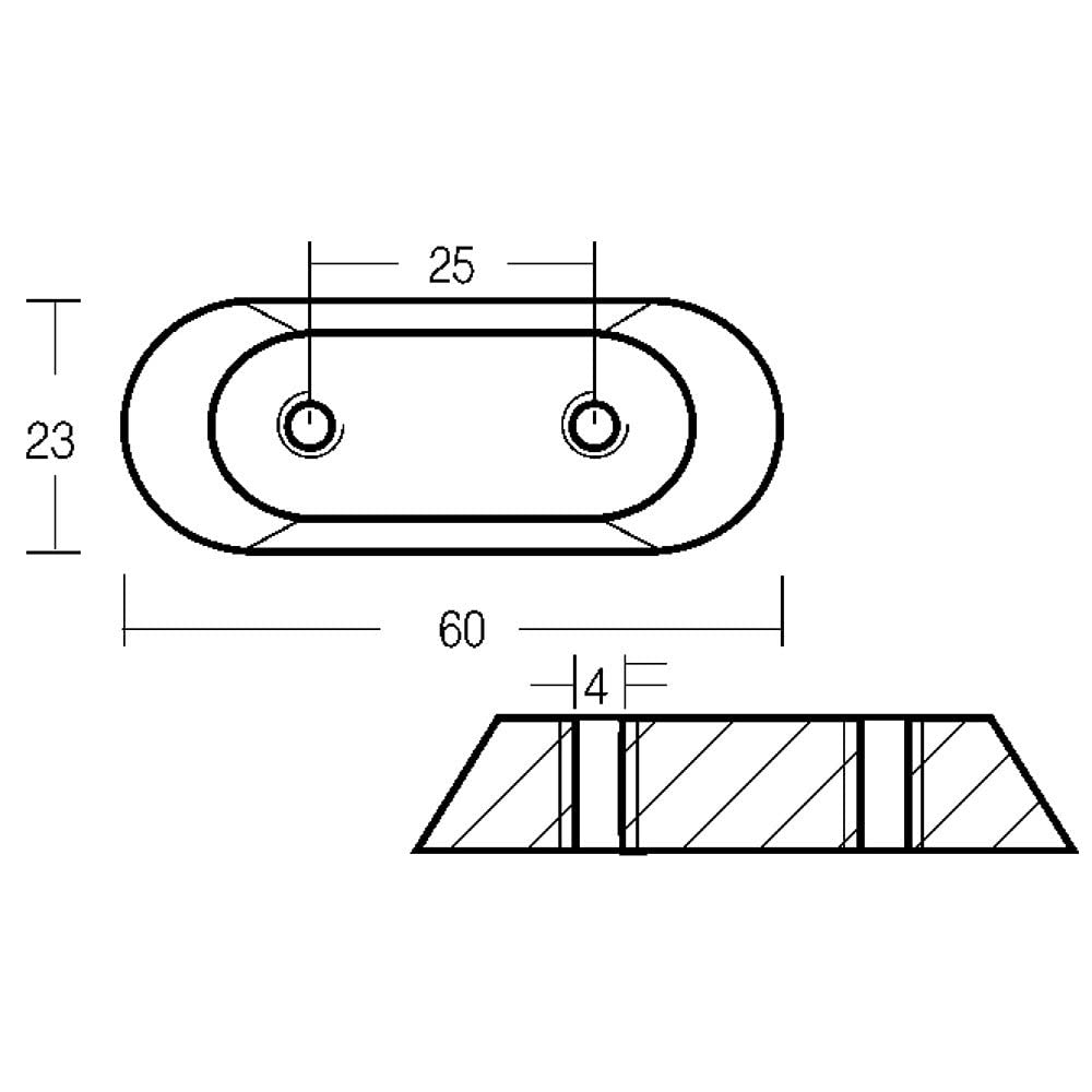 PIASTRINA JOHNSON/EVINRUDE ALL.