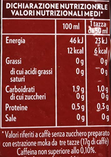 Lavazza Dek Intenso Caffè Macinato Decaffeinato, 250g