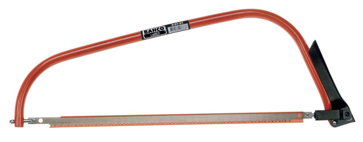 Segoncino Ad Arco 'Bahco' Telaio Tubolare Verniciato. Completo Di Lama. Dente Continuo.