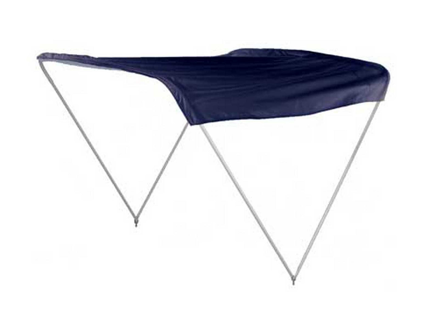 NUOVA CAPOTTINA PARASOLE TELA RESISTENTE AI RAGGI U.V. TELAIO BIANCO TELO BLU