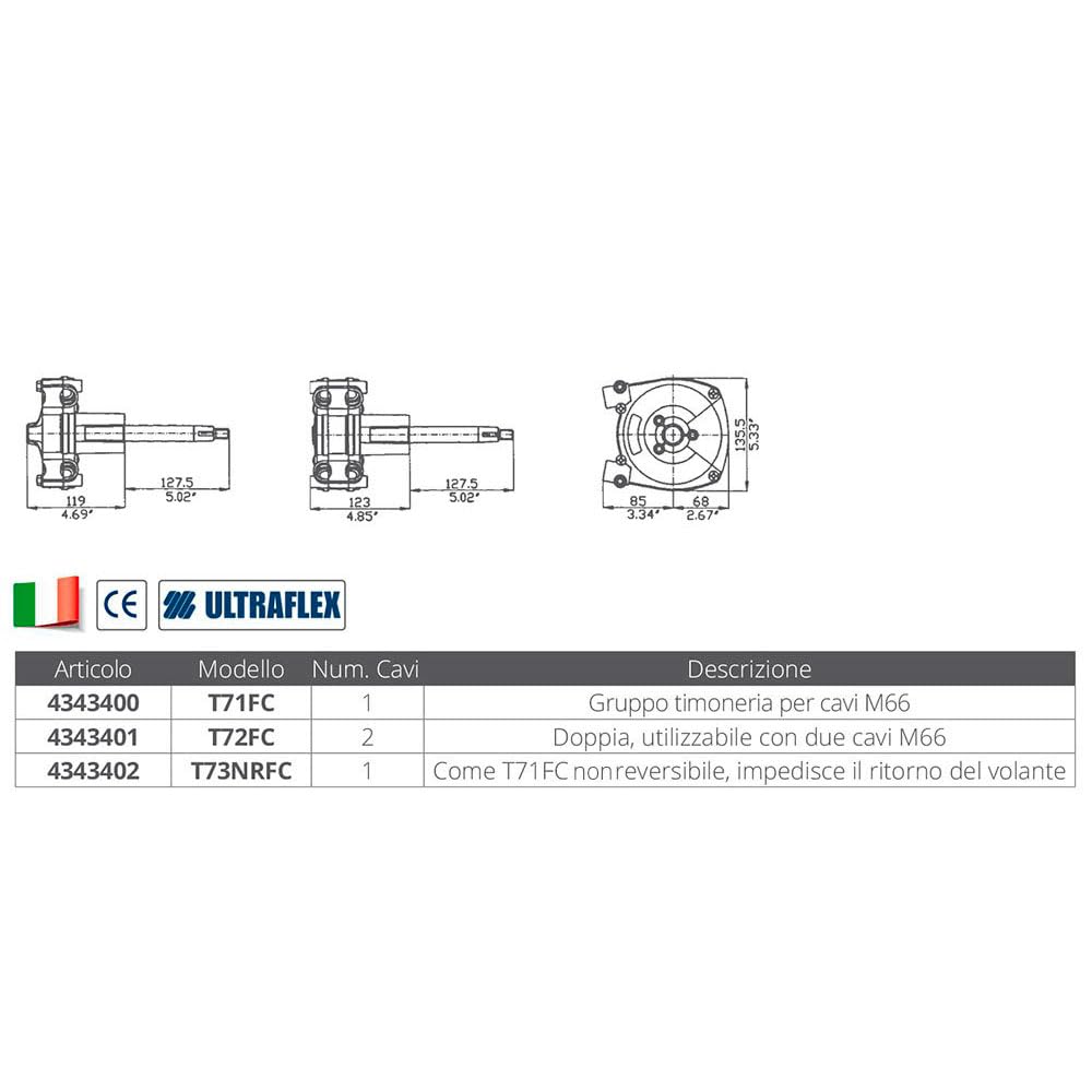 Ultraflex Scatola Guida T 73