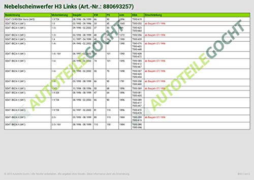 Fari fendinebbia di auto GOCHT