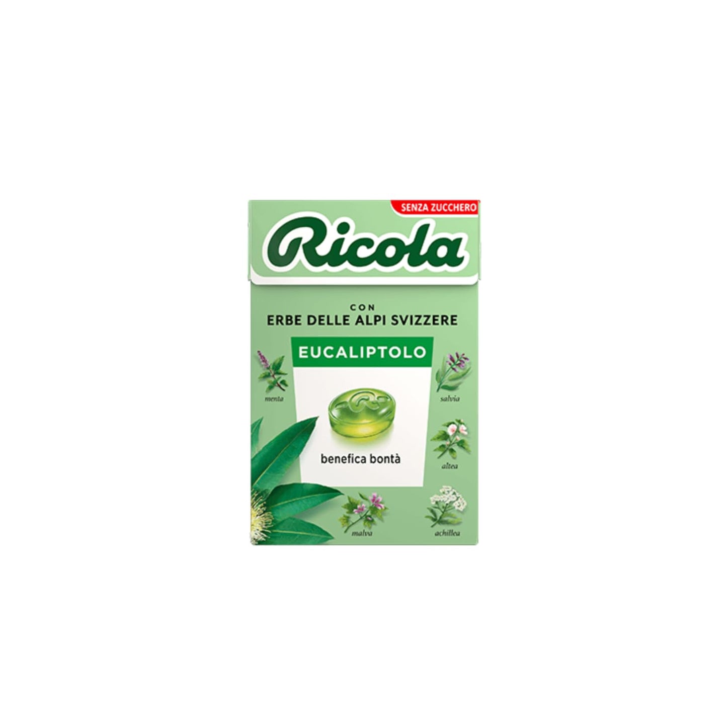 Ricola® | Caramelle Eucaliptolo | Caramelle alle Erbe Senza Zucchero - 3 x 50 Gr
