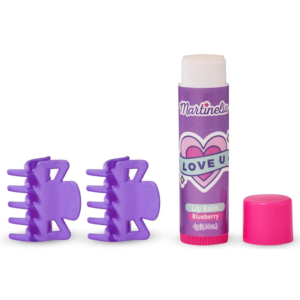 Set 2 pinzette per capelli e balsamo per labbra