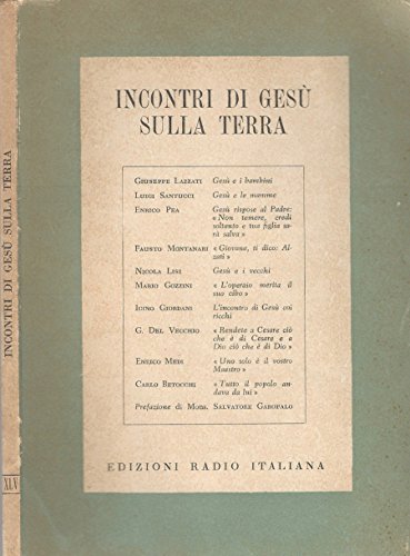 Incontri di Gesù sulla terra.