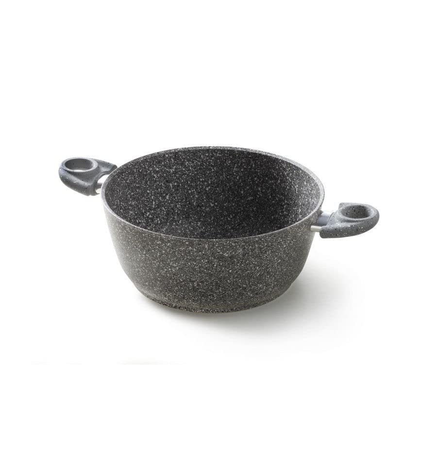 Accademia Mugnano Cuore di Pietra Casseruola 2 manici 28 cm