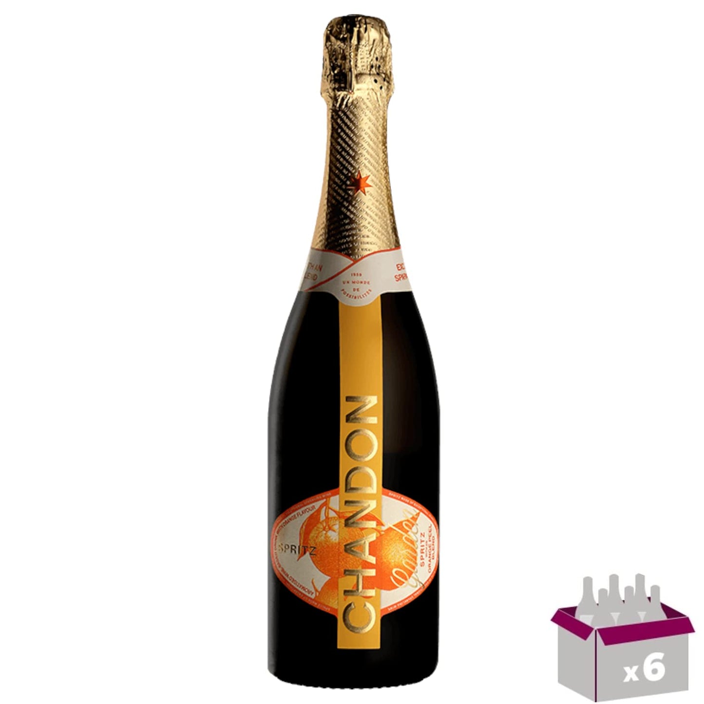 Chandon garden spritz x6-75 cl - 11,5°