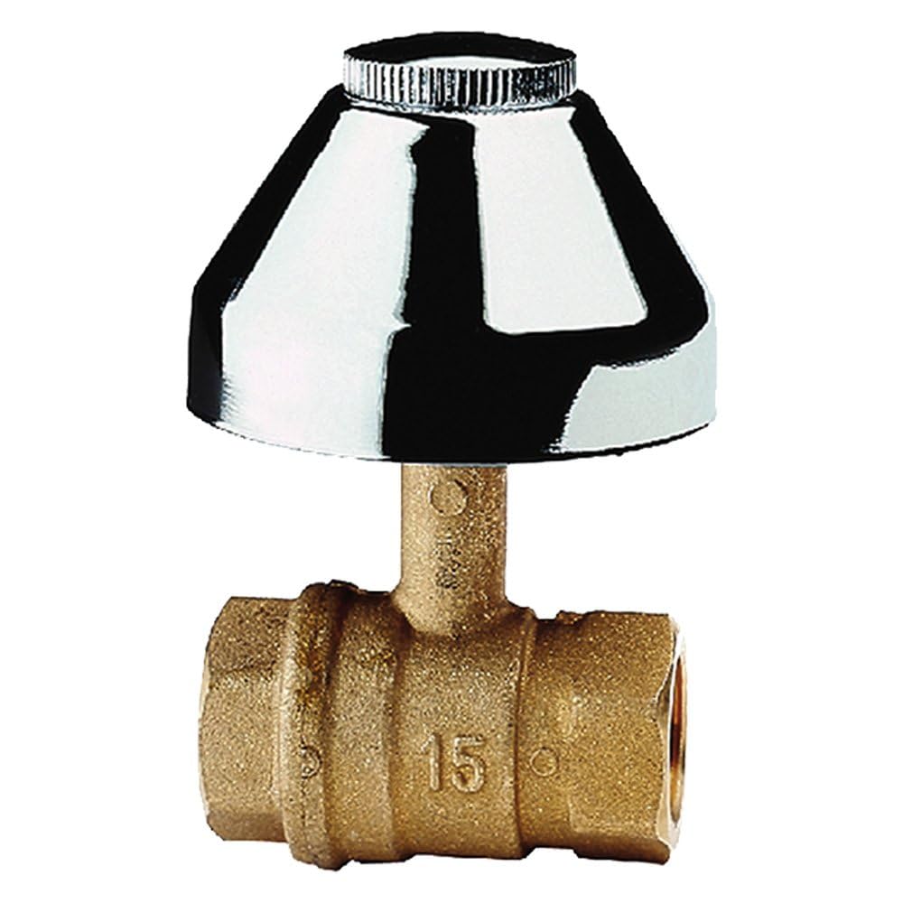 Rubinetto Incasso A Sfera Passaggio Totale. Con Cappuccio.