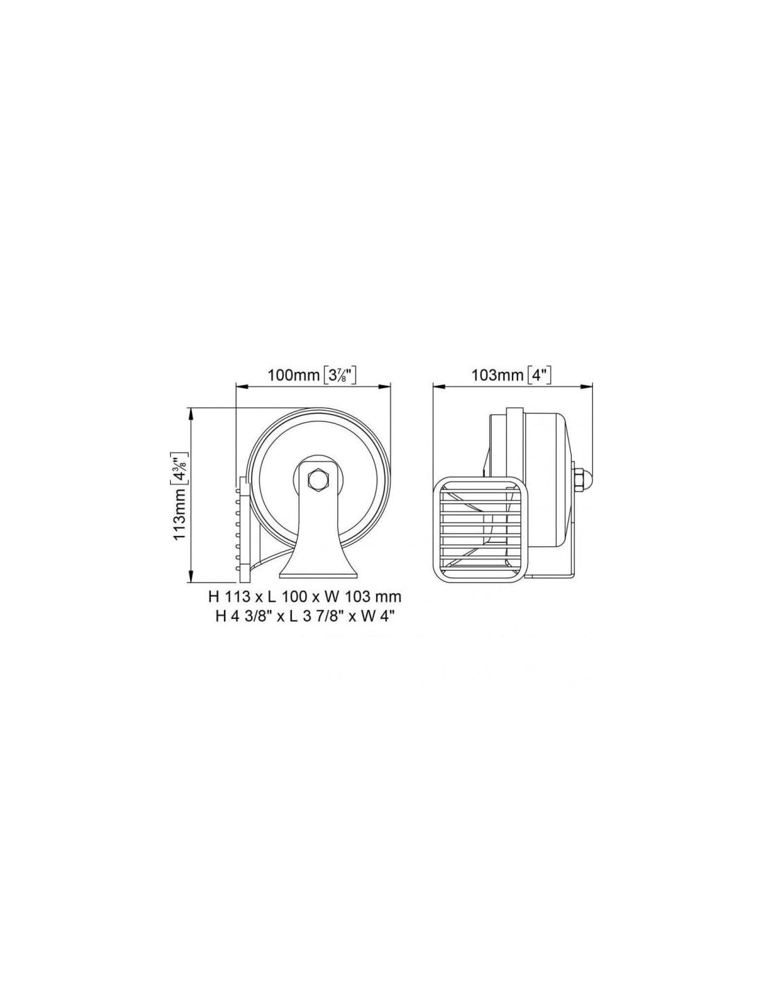 Tromba ELETTRICA Mare 12/V