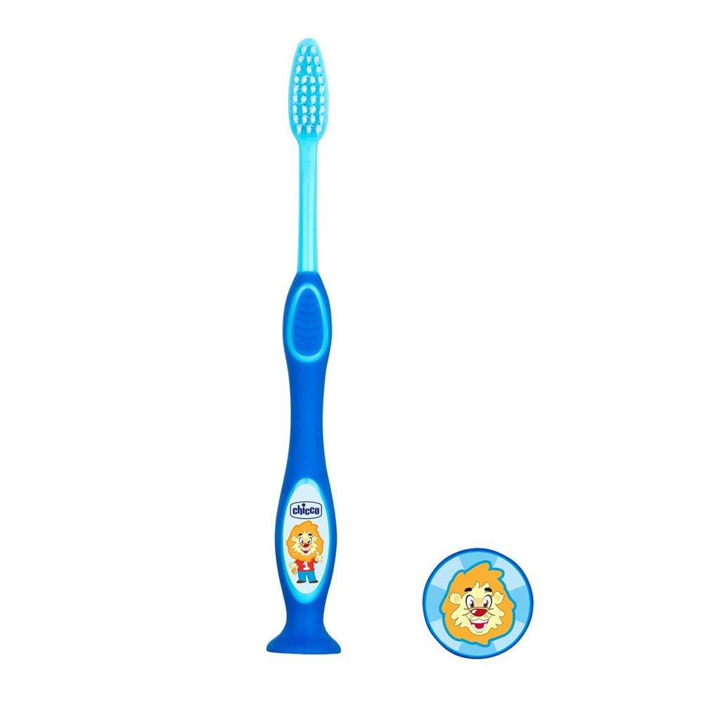 chicco Spazzolino da denti età 3-6 anni(blu) confezione da 3