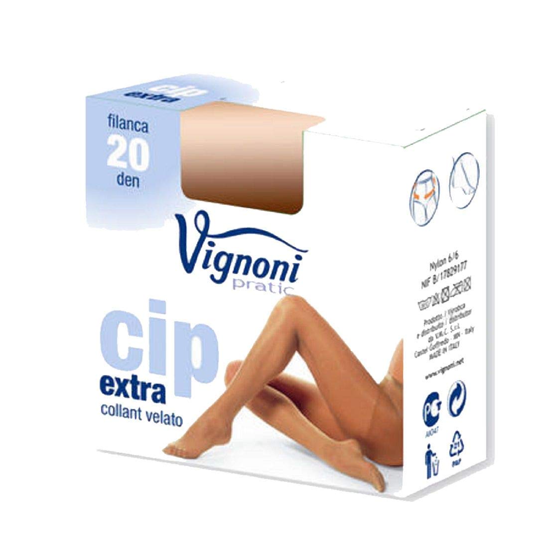 VIGNONI COLLANT VELATO CIP EXTRA 20 DEN TG. EXTRA COLORE DAINO