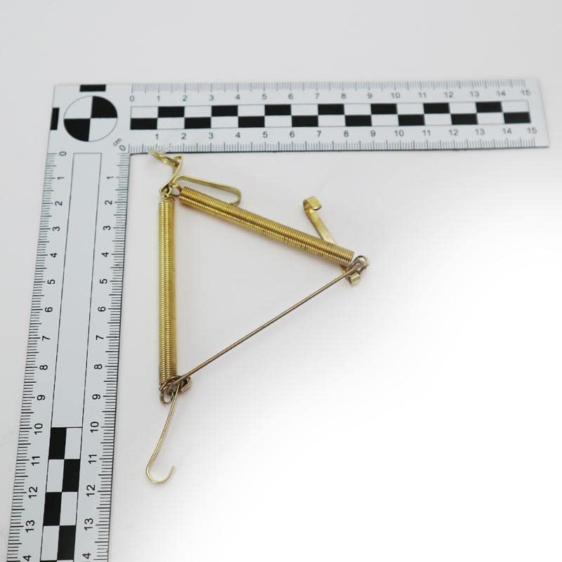 Koncreto Gancio A Molla Appendipiatti Ottonato N.2 In Blister.