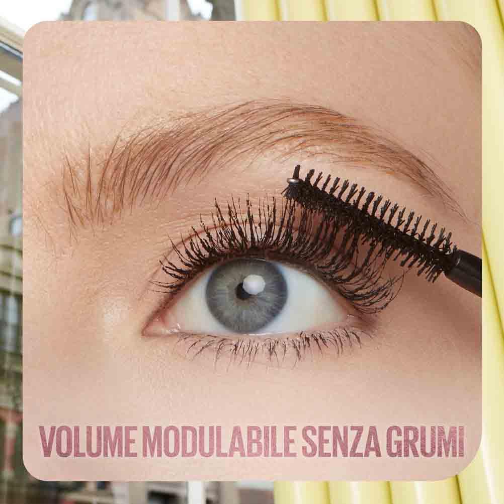 Maybelline New York Mascara Volumizzante, Volume Modulabile Senza Grumi, Formula Stratificabile, Con Comodo Scovolino a Pettine, Colossal Bubble, 10 ml