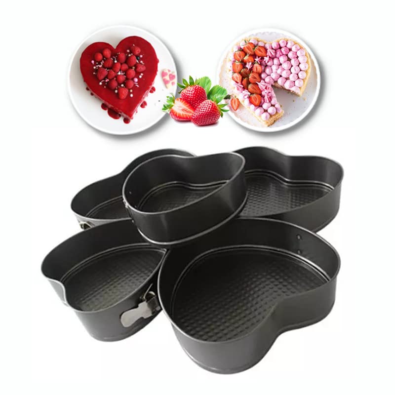 CG94 Tortiera Antiaderente con Cerniera a Forma di Cuore
