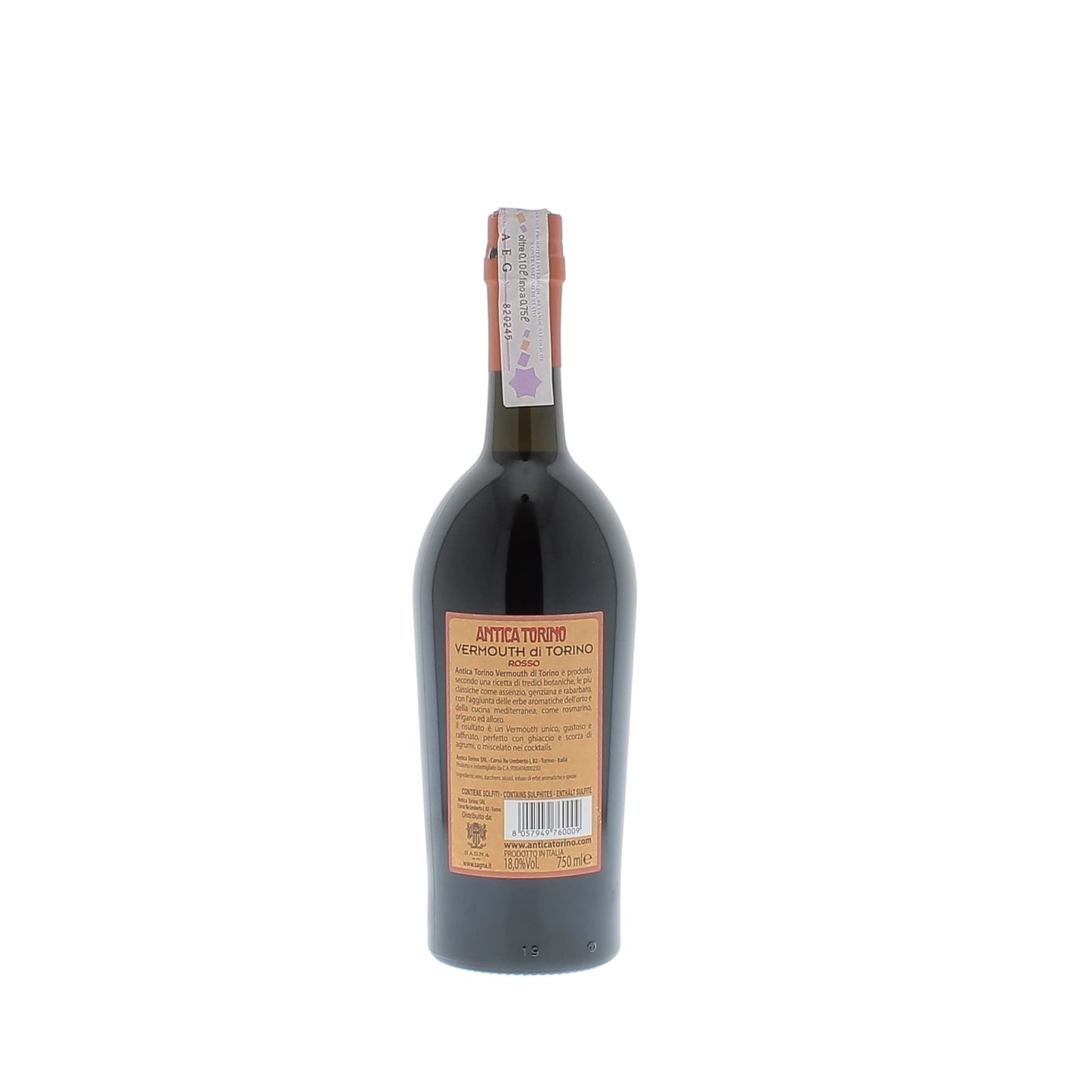 Vermouth Antica Torino Rosso Cl 75 18/% vol