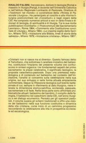 Battezzati per diventare cristiani
