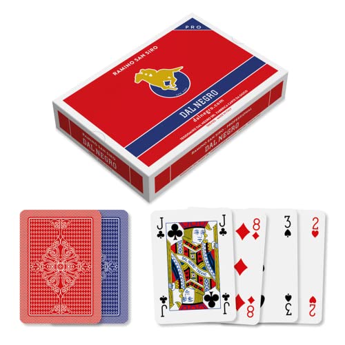 Dal Negro- Ramino San Siro plastica Carte da Gioco, Multicolore, 024129