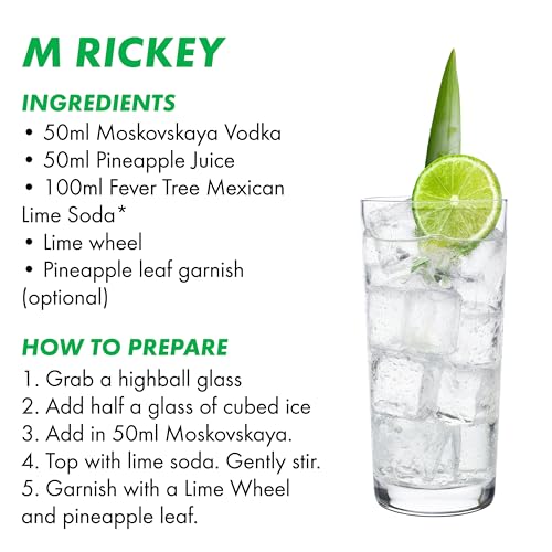 Moskovskaya Premium Vodka - Distillato con ingredienti naturali - Ideale per cocktail, shot o con ghiaccio - Prodotto a Riga, Lettonia - 38% Vol - 70cl (700ml / 0,7L)