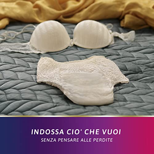 Tena Silhouette, Creme, Vita Alta, Taglia M, Assorbenza Plus, 9 Mutandine