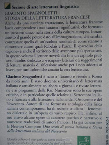 Storia della letteratura francese