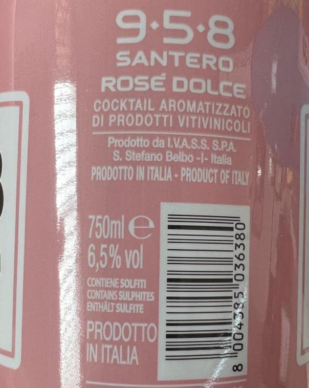 SANTERO 958 ROSE' DOLCE 75 CL