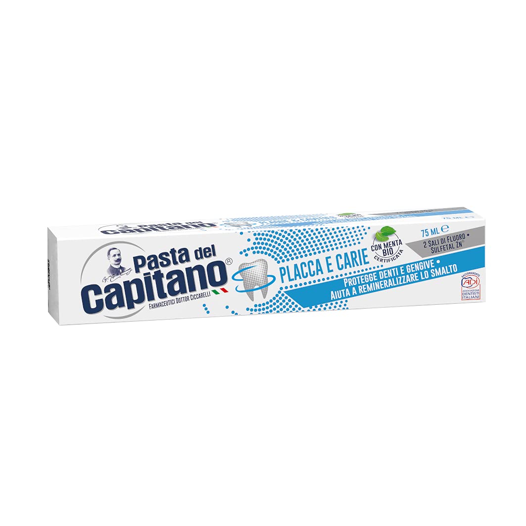 Pasta del Capitano Dentifricio Placca e Carie, 75ml