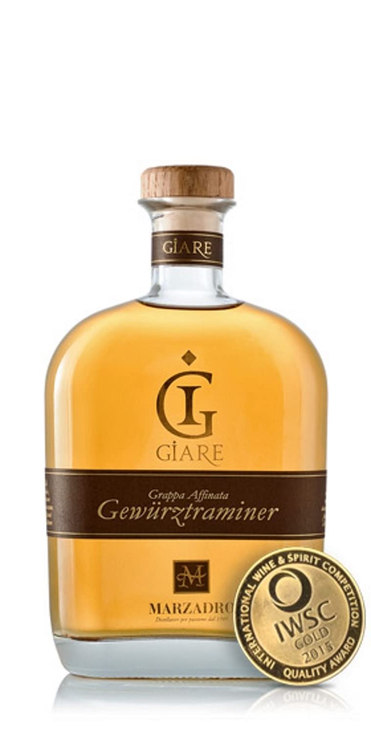 Grappa Gewürztraminer Giare 41% 0,70 lt. - Distilleria Marzadro