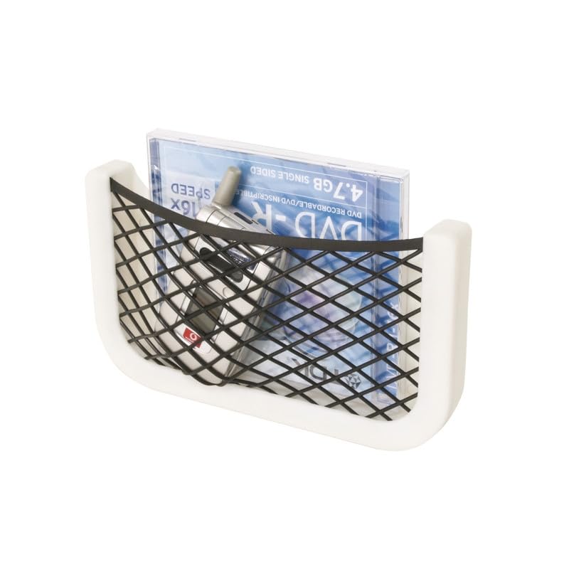 Tasca Portaoggetti con rete BIANCO 120x205 mm