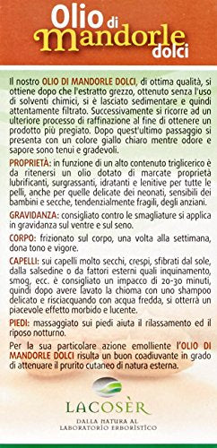 Lacoser Olio Naturale per il Corpo di Mandorle Dolci