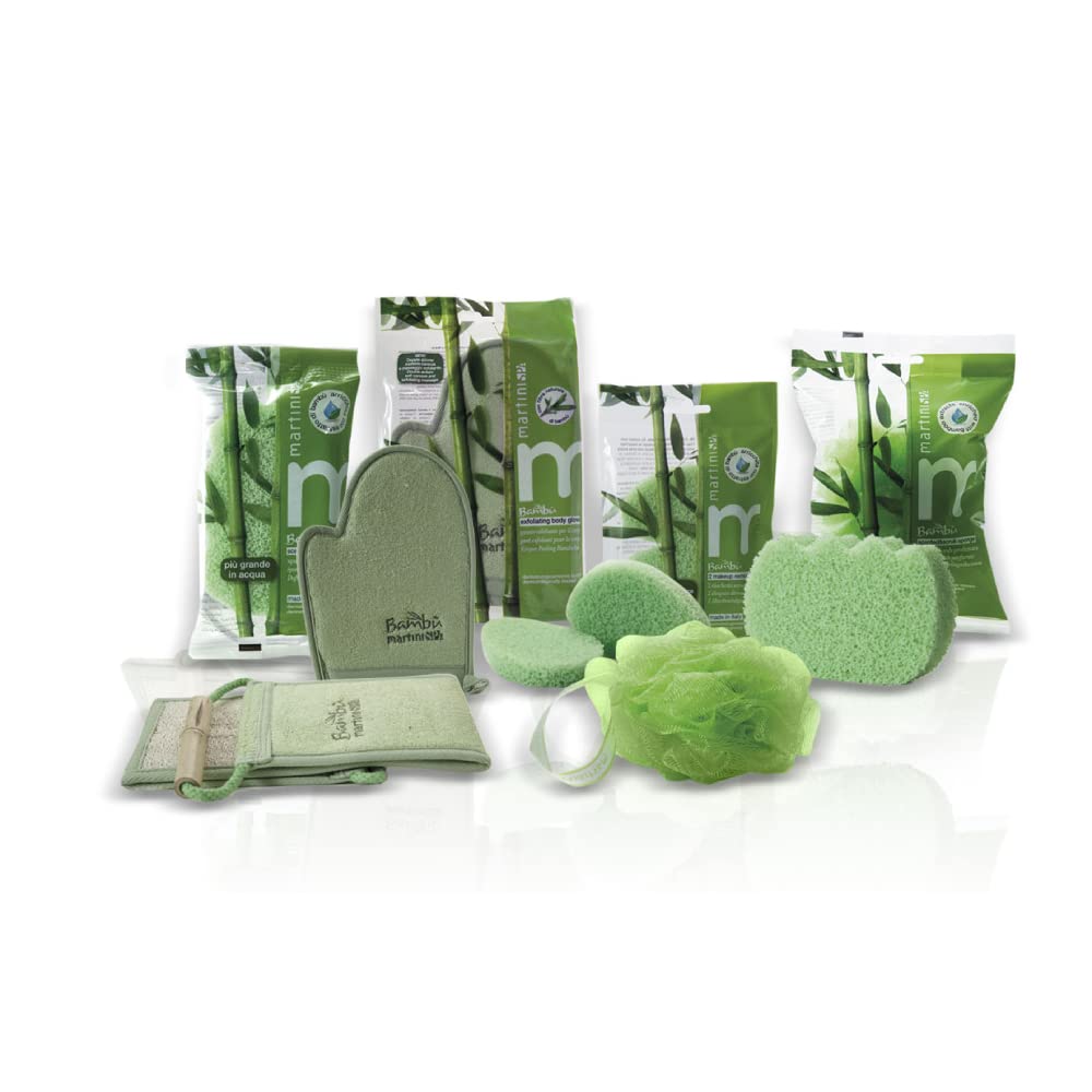 martini SPA - Bambù - Spugna corpo relax profumata Bambù, Xpand arricchita con essenza di bambù, verde, 36g, 1 unità