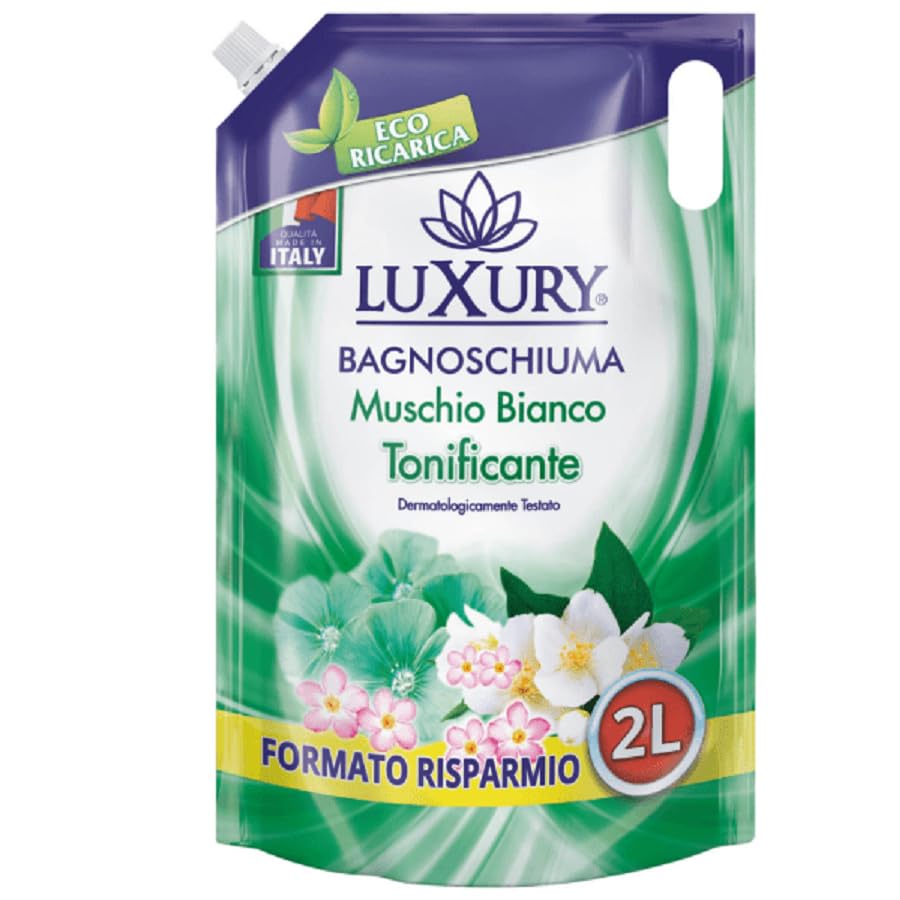 Ecoricarica Bagnoschiuma Muschio Bianco pacco da 6