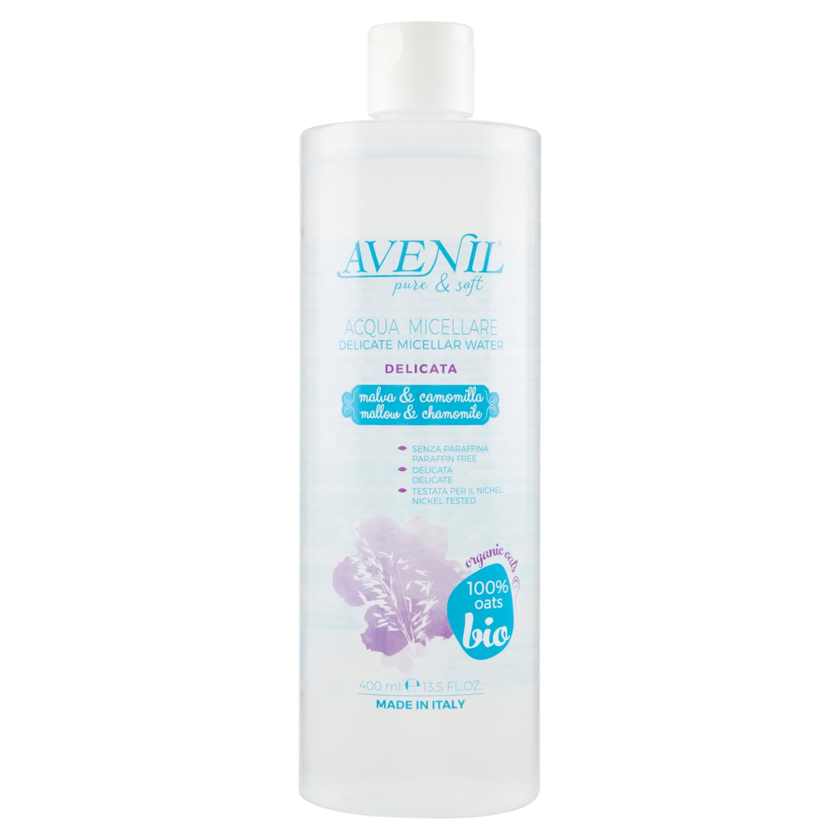 Avenil pure & soft acqua micellare delicata malva & camomilla 400 ml